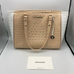 Crandon Apricot and Cream Tote